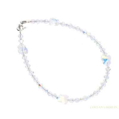 925 Silber Armband Unikat Swarovski Schmetterlinge