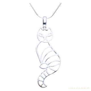 Anhänger 925 Silber Katze