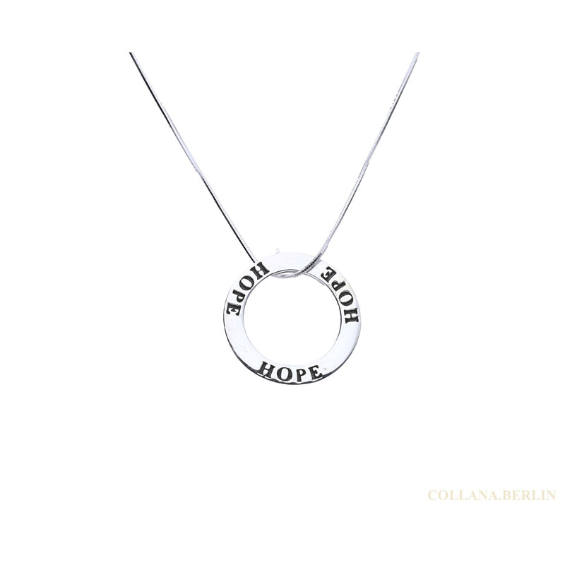 Kette mit Anhänger Hope (Hoffnung), 925 Silber