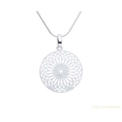 Anhänger 925 Silber Symbol Blume des Lebens