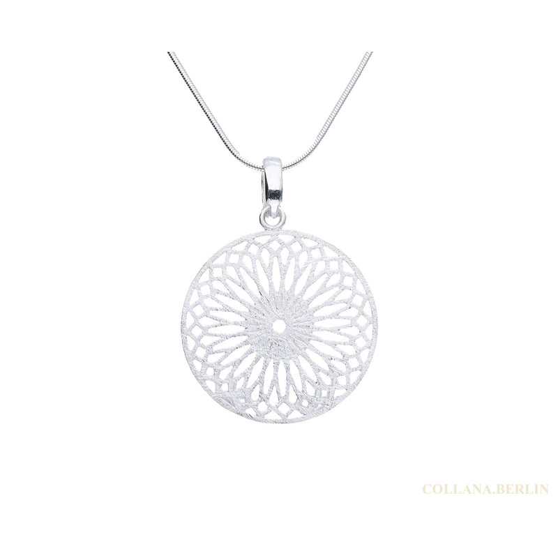 Anhänger 925 Silber Symbol Blume des Lebens
