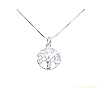 Anhänger 925 Silber Baum des Lebens hell und klein