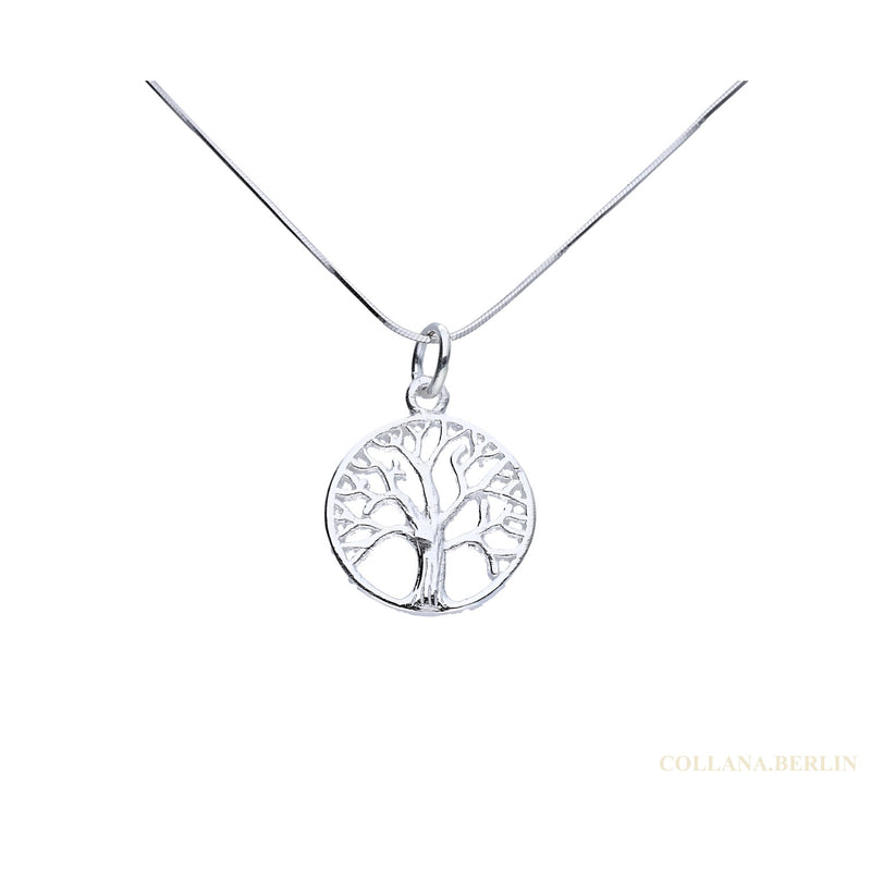 Anhänger 925 Silber Baum des Lebens hell und klein