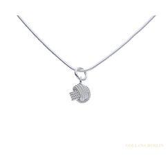 Anhänger in  Knoten-Form, 925 Silber
