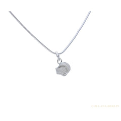 Anhänger in  Knoten-Form, 925 Silber