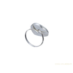 Ring mit Shivaauge in Herzform, 925 Silber, verstellbar